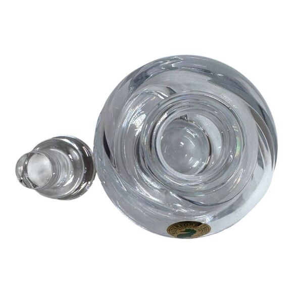 Waterford Siren Crystal Glass Perfume Bottle 5" Vintage w/ Stopper Original Box - Picture 8 of 12